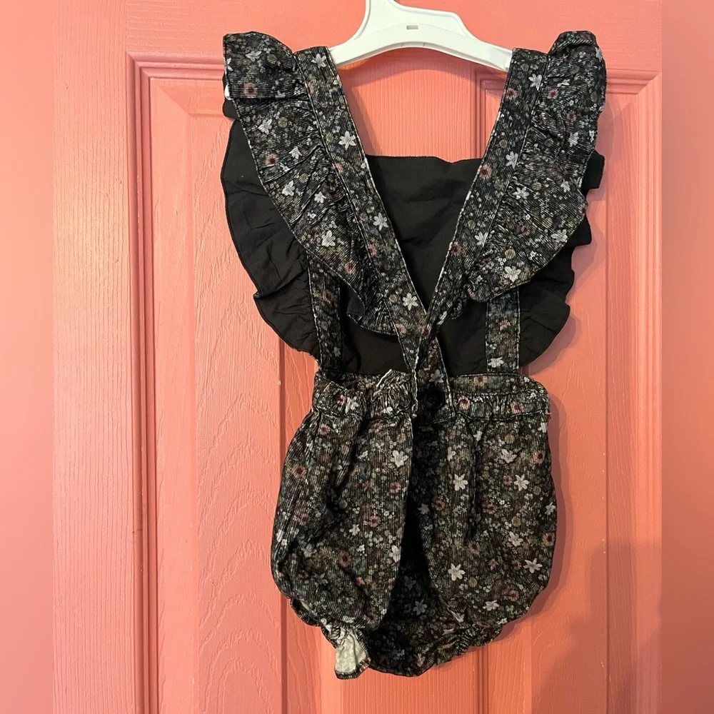 Jamie Kay fall floral cord romper - Picture 2 of 3